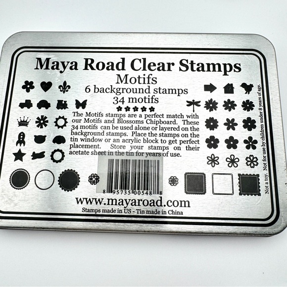 Maya Road Calendar & Motifs Stamp Sets Of 2 Retired - Picture 4 of 5